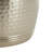 Beardall Aluminum Drum Shaped Accent Table with Hammered Design-99261268-53496607