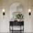 Rechargeable Dimmable Black Wall Lamp With Fabric Shade And Led Bulb Included (2-pack)