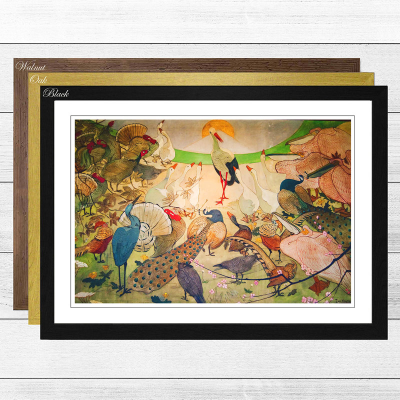 Single Picture Frame Painting, Oak