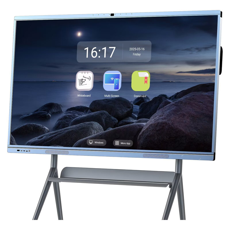 JYXCN 65 pouces tableau blanc portable sans fil pour les présentations, la signalisation de détail et l'apprentissage à distance? Moniteur 4k