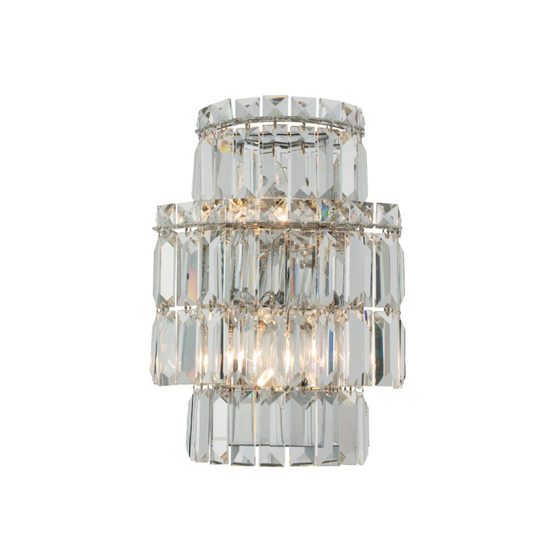 Applique murale Livelli 2 LT chrome / transparent Allegri