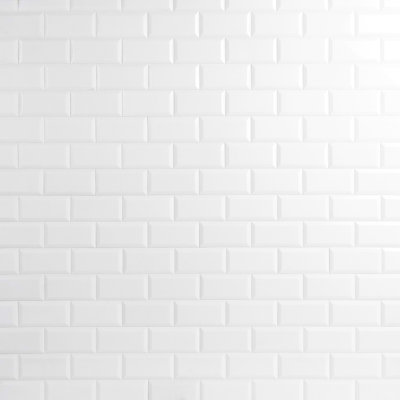 Thassos 3X6 Beveled Marble Tile