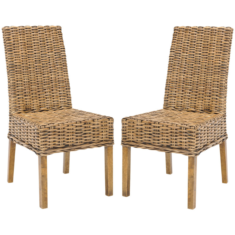 Colista Side Chair, Brown/Teak Brown