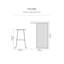 Tabouret de bar en bois massif Alberts-945433925-943440292