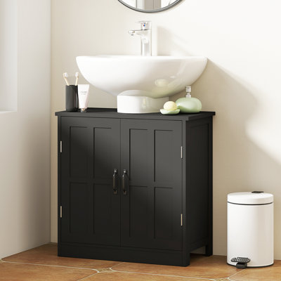 Bathroom Vanity Sink Cabinet, Pedestal Sink Cabinet with Shelf