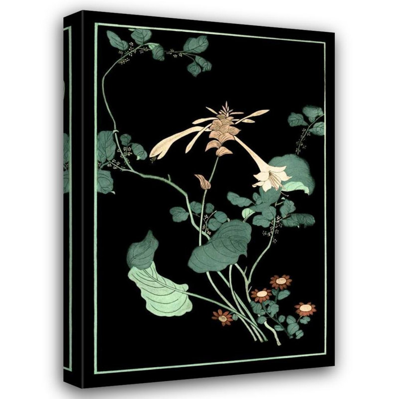 Art sur toile tendue par Winston Porter Vision Studio Gallery: Midnight Floral I