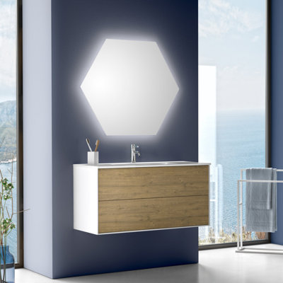 Abirad Vanity & Mirror Set