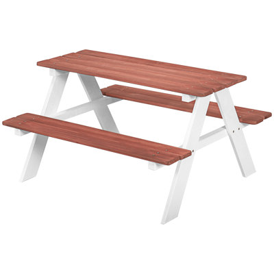 Outdoor Picnic Table , 31 " W 35 " D