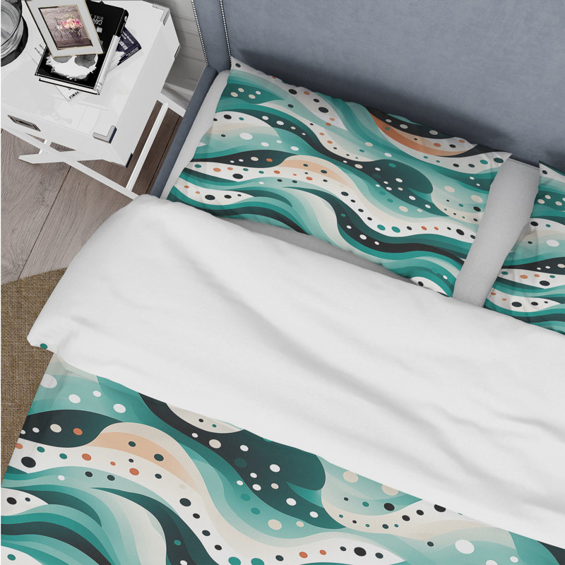 Ensemble de housse de couette Nomadic Whirls, Housse de couette pour très grand lit et 2 très