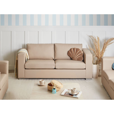 Sofa HELSINKI Leather Beige