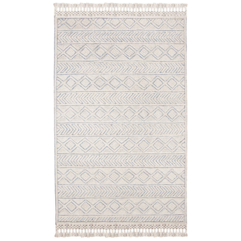 Powell Hand Tufted Performance Geometric Rug, Rectangle 5' x 8'