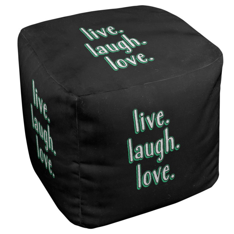 Upholstered Ottoman, Green
