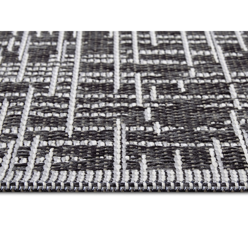 Telu Flatweave Grey/Beige Rug, Rectangle 290 x 190cm