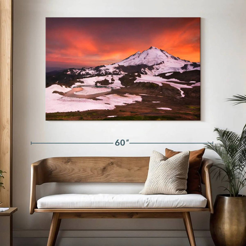 Alvord Snowcapped Mount Baker