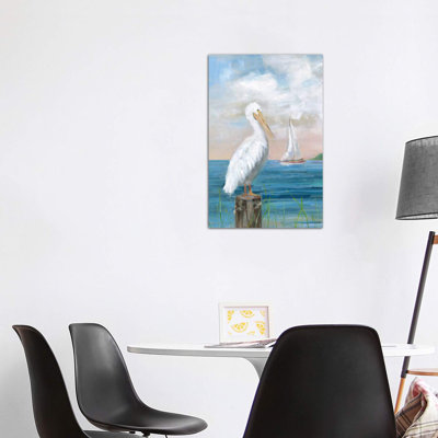 Pelican View I 1 Piece Wrapped Canvas Wall Art