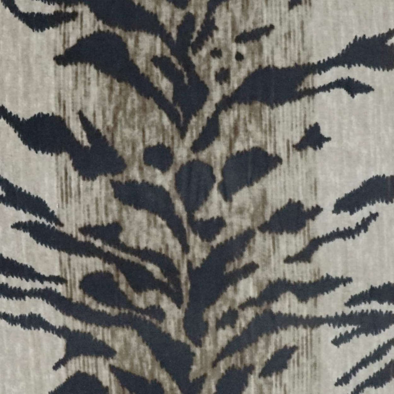 Tiago Animal Print Cotton Reversible Throw Pillow, White Animal Print, Square 24"