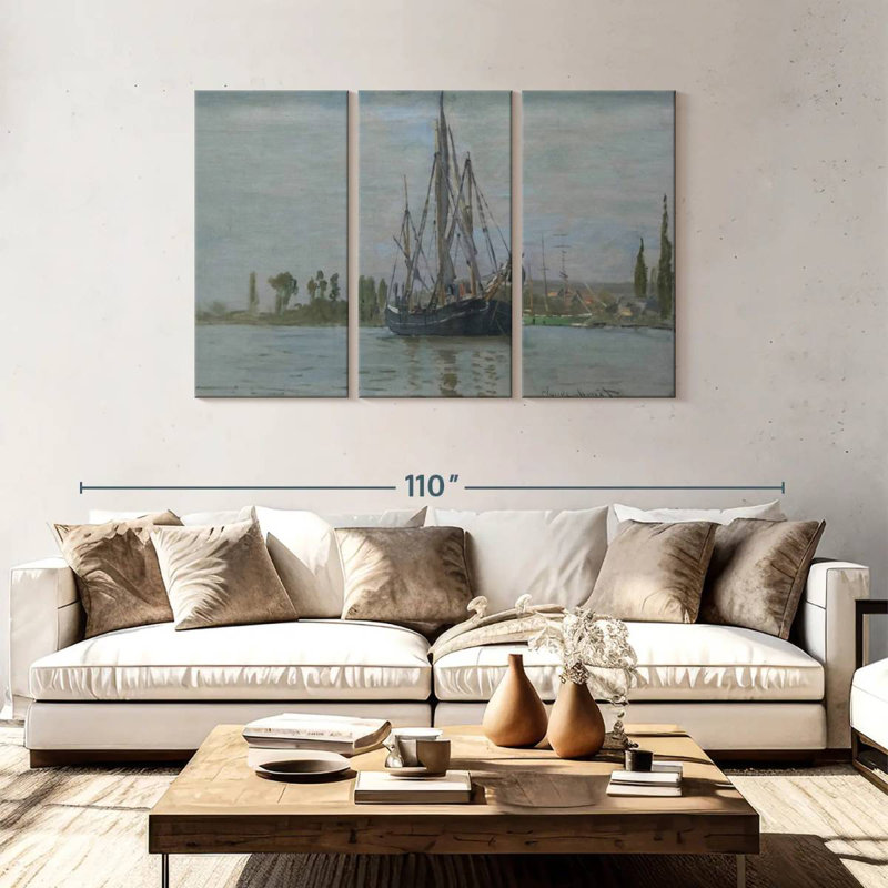Mehar Anchored Chasse-Maree, 48" H x 74" W