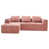 Chenille rose est en rupture de stock