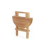 Chaise Adirondack en teck Grade A avec table pliante en teck-564015193