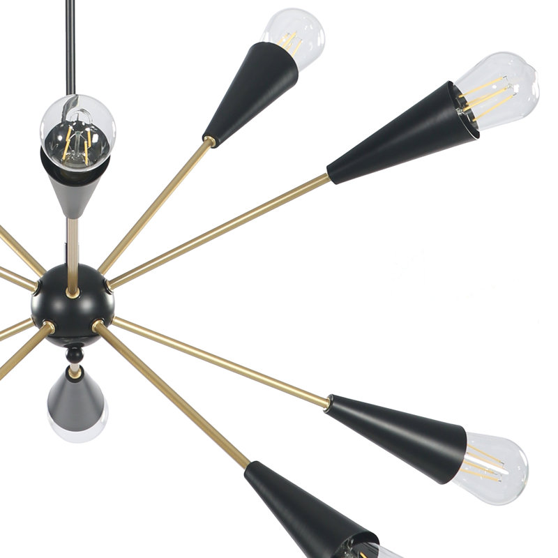 Fatilier 10 lumières Spatnik Chandilier Fatos