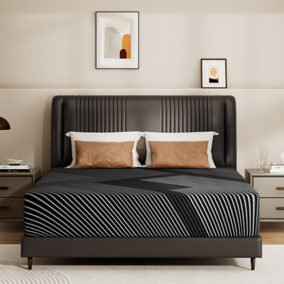 Cooling Plush Comfort Gel Memory Foam Mattress In A Box With Breathable Cover & Cooling Technology by Alwyn Home