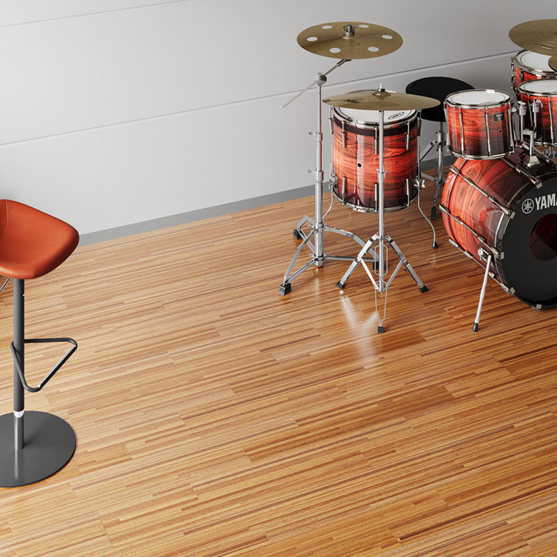 91.5cm W x 91.5cm L x 0.2cm Laminate Flooring
