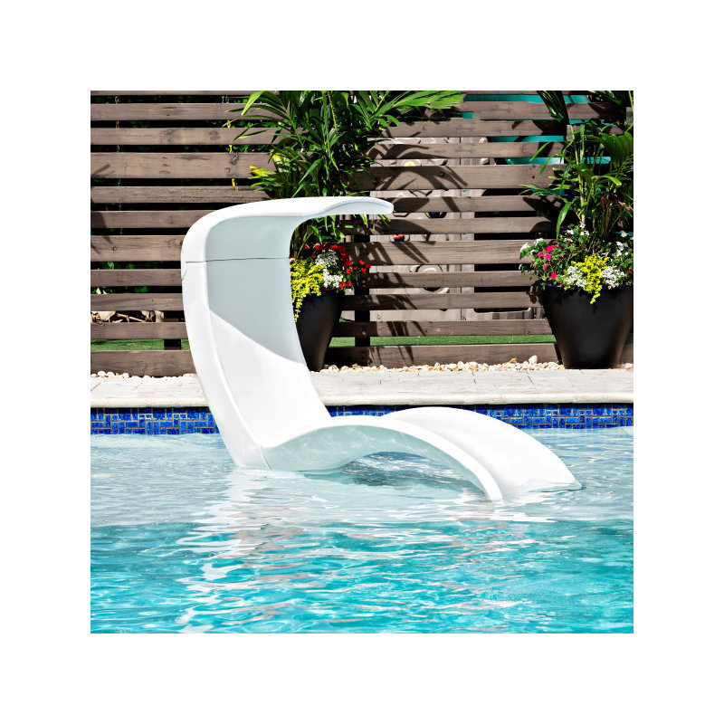 Chaise longue Modello avec abat-jour