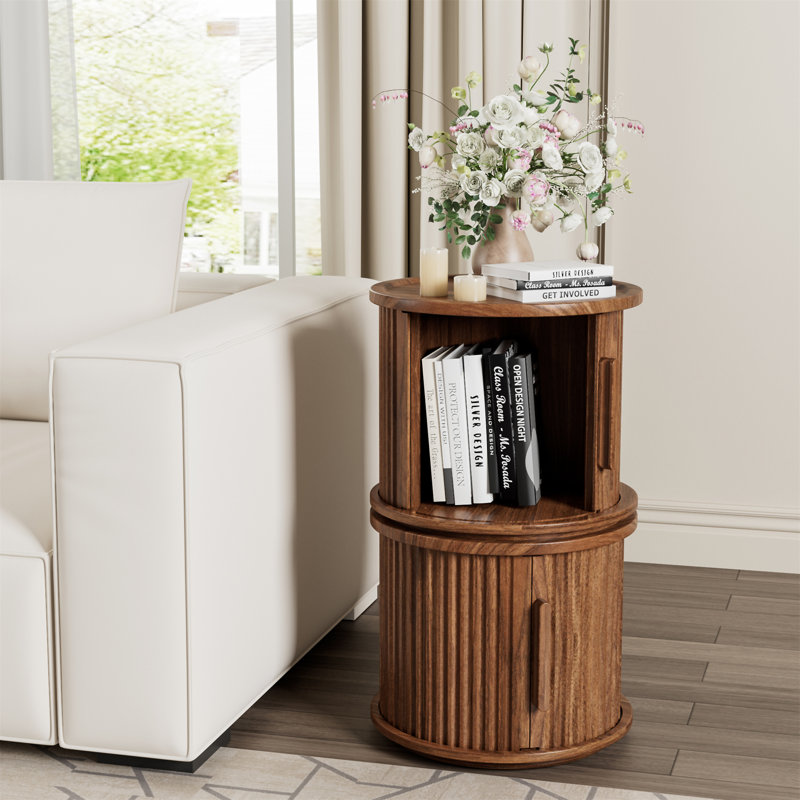 2Piece Round Coffee Table Set