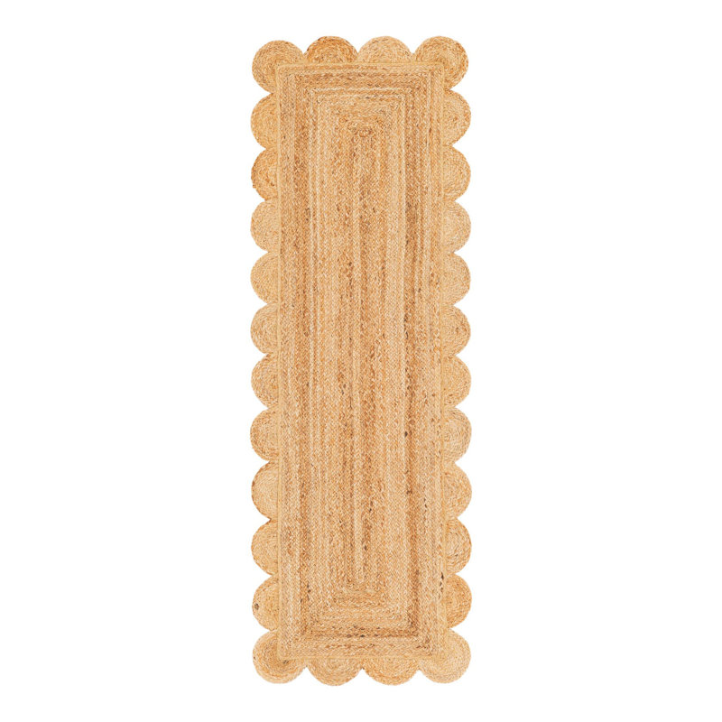 Cosner Hand Braided Area Rug, Tapis de couloir 2 pi x 6 pi 1 po