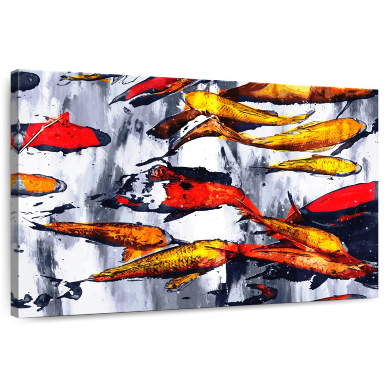 Brampt Koi Fish Galore, 8" H x 12" W