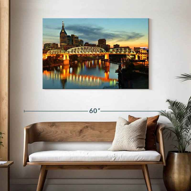 Pont Seigenthaler, Nashville, H 30 po x l 45 po