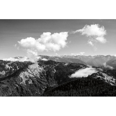 Olympic Mountains II by Laura Marshall - No Frame Print on Canvas