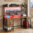 Labinot Metal Base Computer Desk with Power Outlet-2140845655