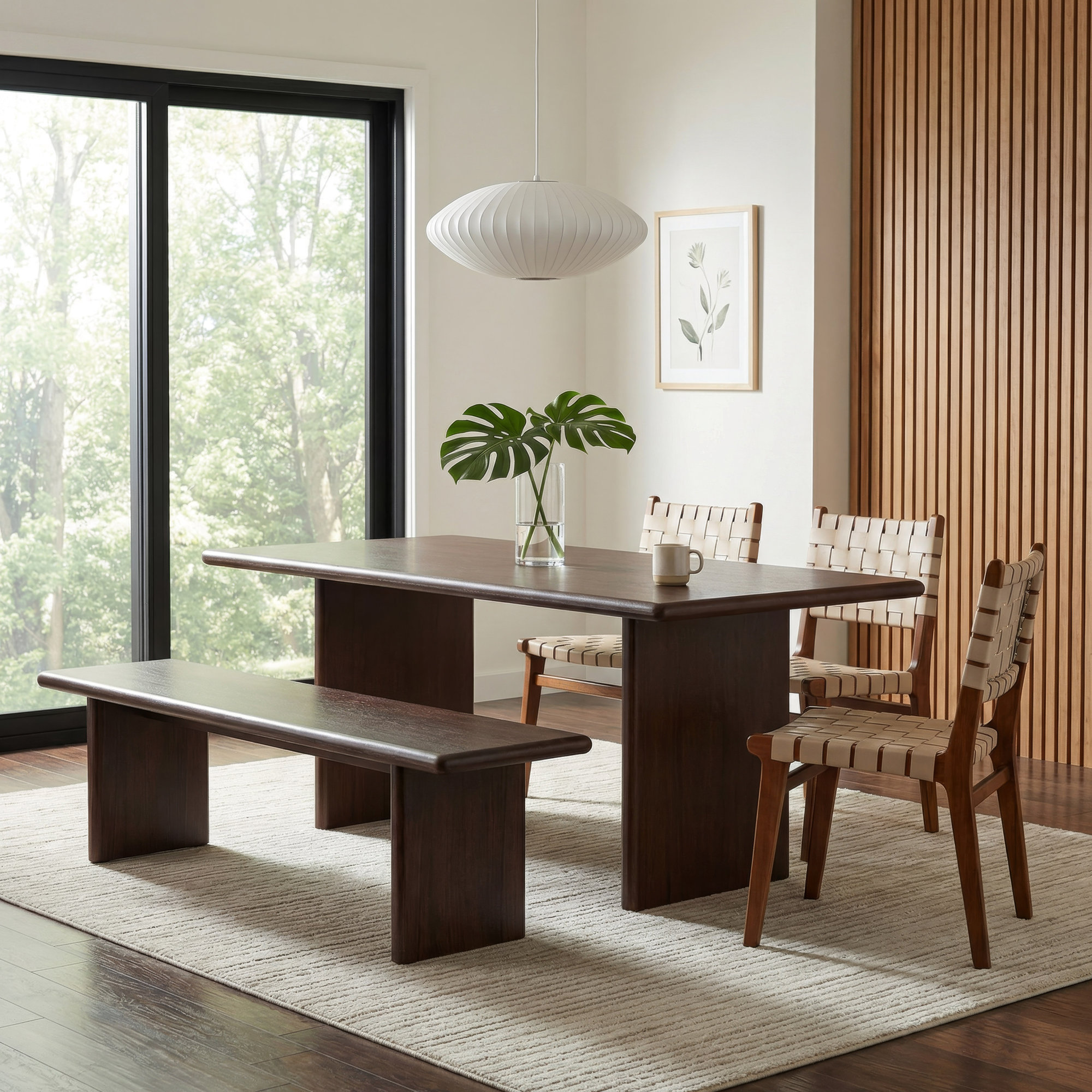 Soleil Bench, Brown