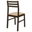 Ensemble repas 3 pièces cappuccino et brun clair avec abattant-1262407389