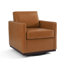 Upholstered Swivel Armchair-846709151
