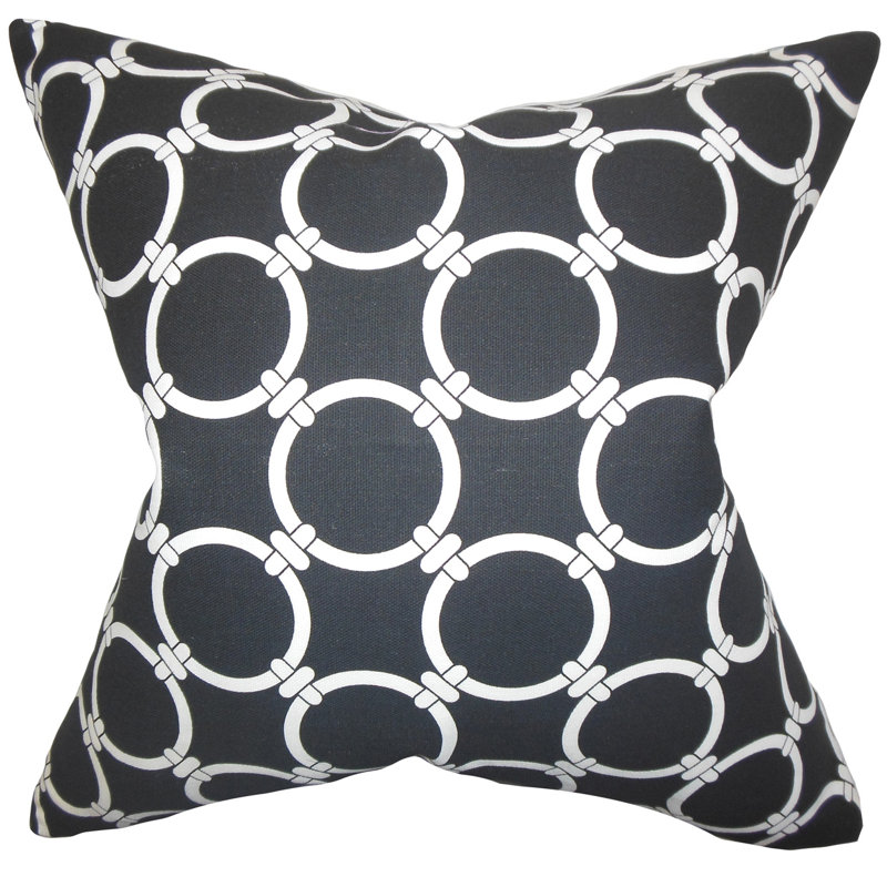 Bechet Reversible Throw Pillow, Blue, 18" x 18", Does Not Apply