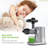 Costway 220 Watt Electric Slow Masticating & Cold Press Juicer-59866708