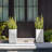 Block Series Pedestal Planter-20733611-15304611