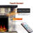 48.5" Freestanding Faux Stone Electric Fireplace TV Stand with 7-Level Brightness for TVs up to 60"