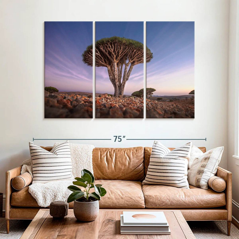Harnek Dragon Blood Trees, 42" H x 65" W