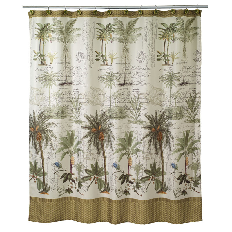 Colony Palm Bath Shower Curtain Hooks