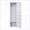 Commodes et amp; Garde-robes | Armoire industrielle en métal avec tringle et amp; Rangement | Blanc | Métal