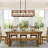 Farmhouse Chandelier Pendant Light, 5-Light Adjustable Height Wooden Black Ceiling Fixture For Kitchen Island, Dining Room, Pool Table, Rustic Modern Lighting