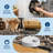 Farmhouse Machine Washable Rug for Living Room, Non-Slip Botanical Area Rugs, Low Pile Stain-Resistant Vintage Carpet, Soft Foldable Print Floor Mats for Bedroom, Nursery, Home Office-1966805070