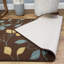 Tapis floral brun / bleu Arroya-22249187