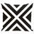 Stripe Geometric Reversible Throw Pillow-602762490