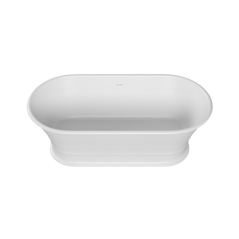 Acquabella Monviso Air Bath Tub, Gloss White