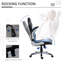 Inbox Zero Adjustable Faux Leather Swiveling PC & Racing Game Chair-1908014486