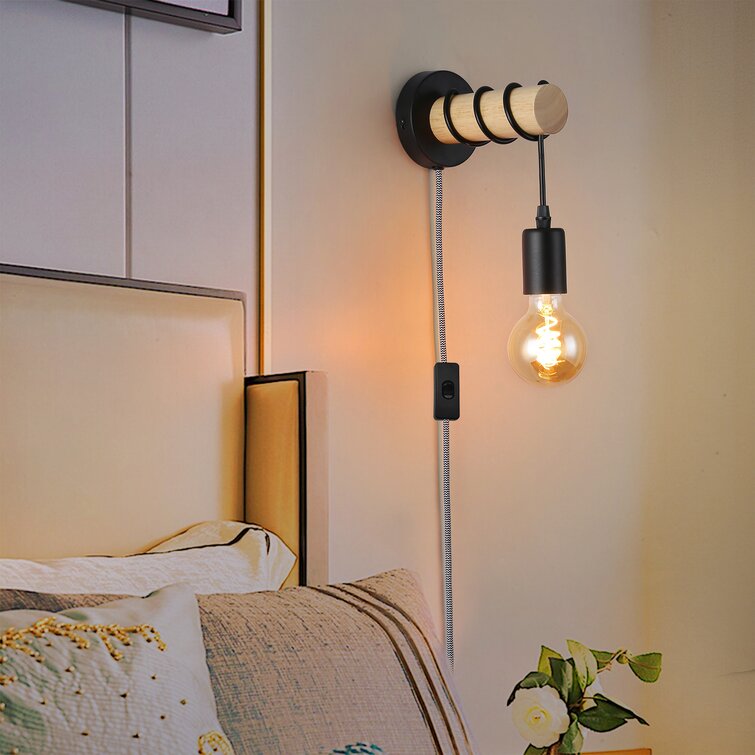 How to Dress Up Plug-In Wall Sconces (and avoid cord purgatory